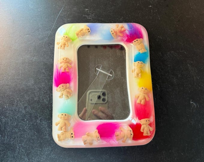 Ready to Ship! One & Done Troll Doll Photo Frame - 4"x6" Opening (Single)