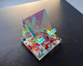 Iridescent Chill Pill Phone Holder