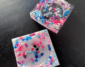 Large Pastel Chill Pill Ashtray