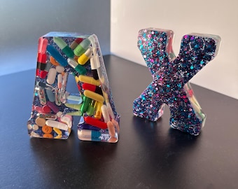 4" Galaxy Standing Chill Pill Desk Letters (Single)