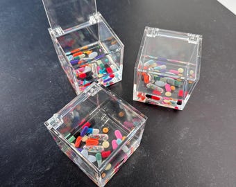 Hinged Lid Chill Pill Catch-All Box (Tiny)