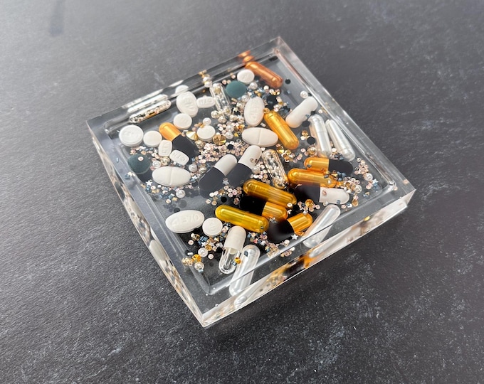 Chill Pill Square Trinket Tray - Great Gatsby