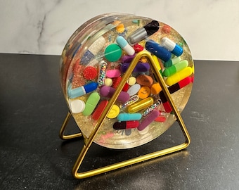 Gold Triangle Coaster Holder