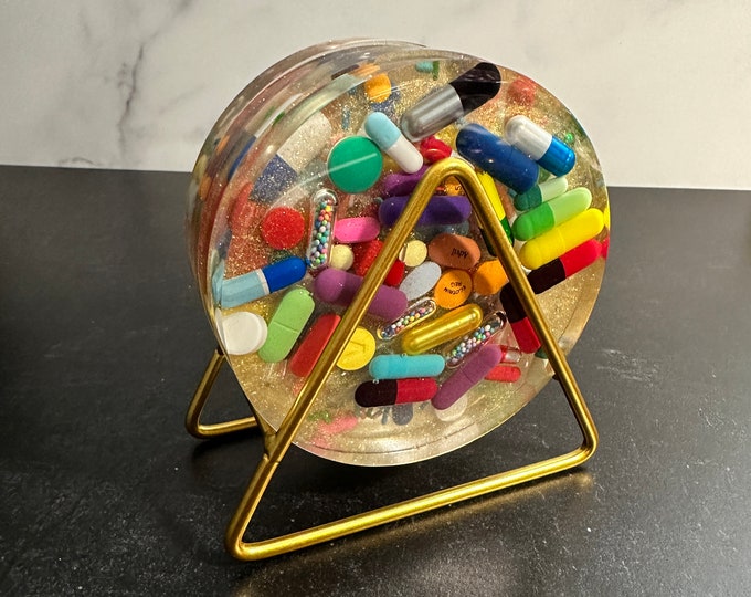 Gold Triangle Coaster Holder