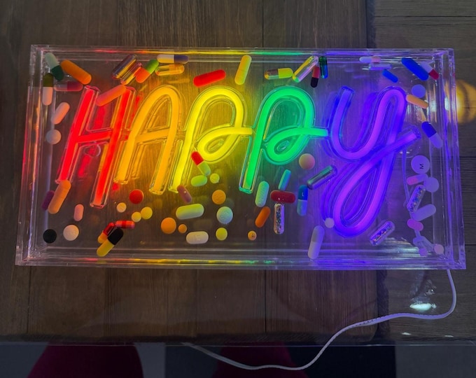 One & Done Neon/LED Chill Pill Sign (Single)