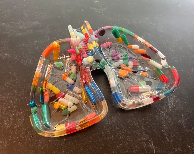 Pulmonary Clear Chill Pill Ashtray Without Sprinkles