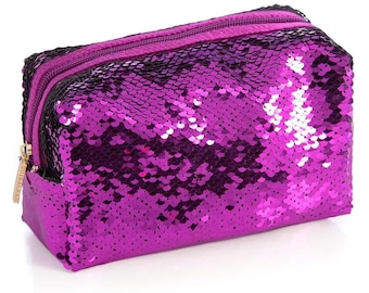 Bling Cosmetic Pouch, Purple