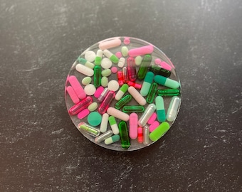 Watermelon Sugar Pill Coaster (Single)