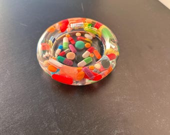 Smaller Round Clear Chill Pill Ashtray