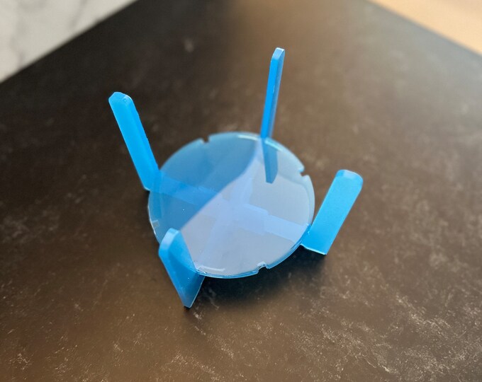 Blue Acrylic Coaster Holder