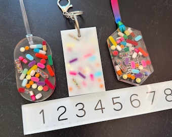 Chill Pill Luggage Tag, Keychain, or Ornament (Single)