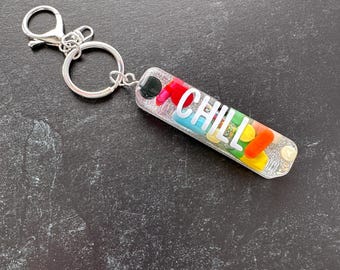 Mini Chill Keychain - Silver or Gold