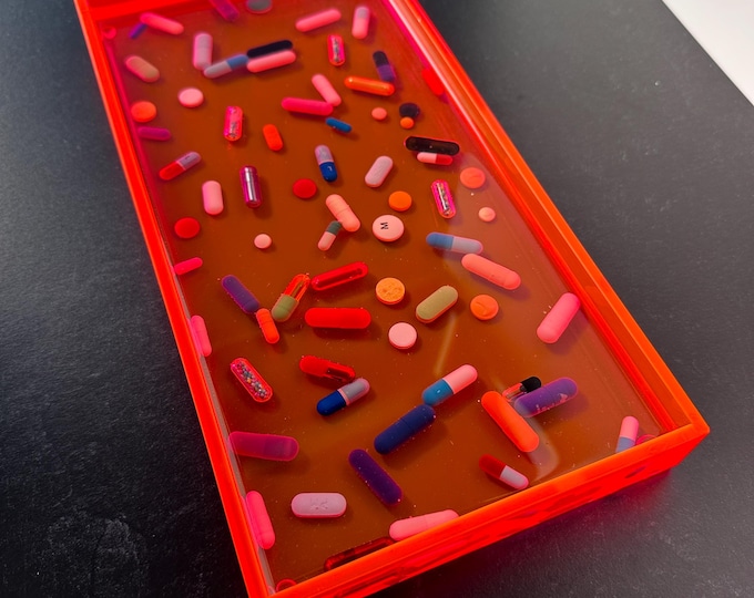 Neon Series Chill Pill Low Tray - Hot Pink