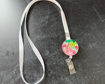 Watermelon Sugar Chill Pill Badge Reel Lanyard - Single