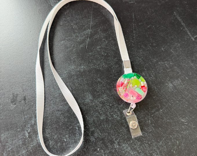 Watermelon Sugar Chill Pill Badge Reel Lanyard - Single