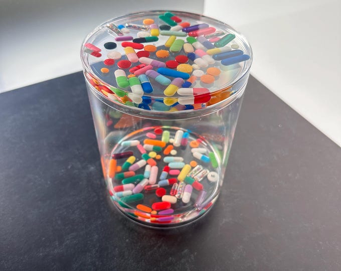 Tall Chill Pill Canister with Lid (Single)