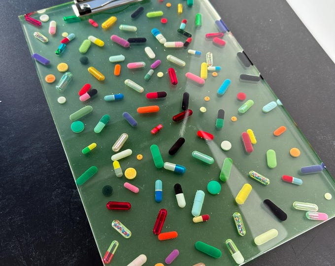 Neon Series Chill Pill Clipboard - Green