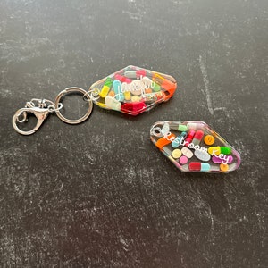 Personalized Chill Pill Keychain