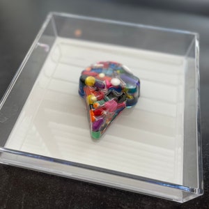 7,5 "x 7,5" Chill Pill Kunstharz - Eiswaffel