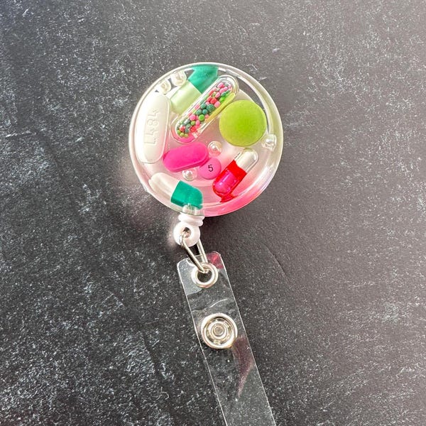 Watermelon Sugar Chill Pill Badge Reel - Single
