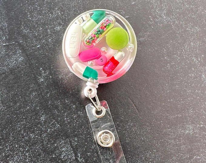 Watermelon Sugar Chill Pill Badge Reel - Single
