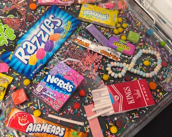 16x16 Retro Candy Luxe Sweet Tooth Tray - Only One and Ships Today!