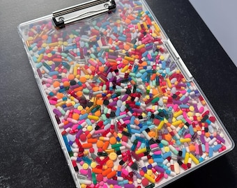 Overdose Chill Pill Color Clipboard with Storage