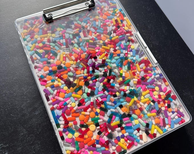 Overdose Chill Pill Color Clipboard with Storage