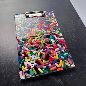 SMALLER Overdose Chill Pill Clipboard 8&quot;x11.5&quot;