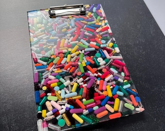 SMALLER Overdose Chill Pill Clipboard 8"x11.5"