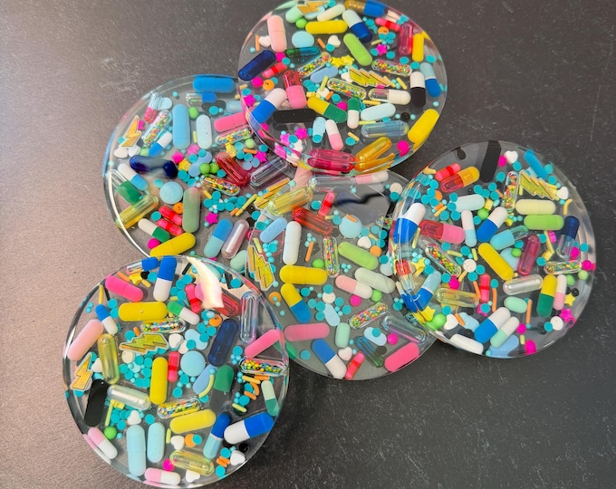 Razzle Dazzle Chill Pill Coaster (Single)