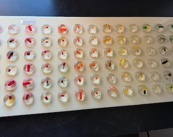 Ready to Ship Happy Accidents - Bubble Pill Art 12x36