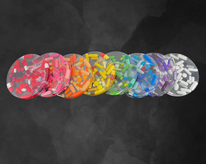 Single Color Chill Pill Coaster (Single)