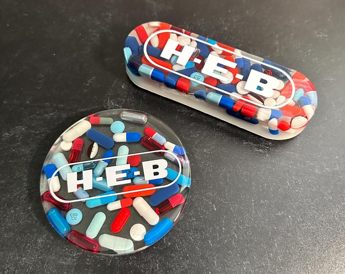 Custom Logo Chill Pill Paperweight or Coaster