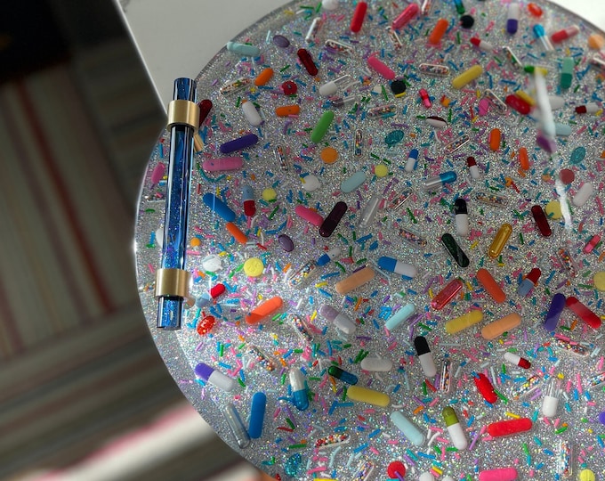 Chill Pill 14" Round Tray with Handles