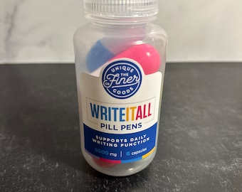 WriteItAll Bottle of Pill Pens (Set of 6)