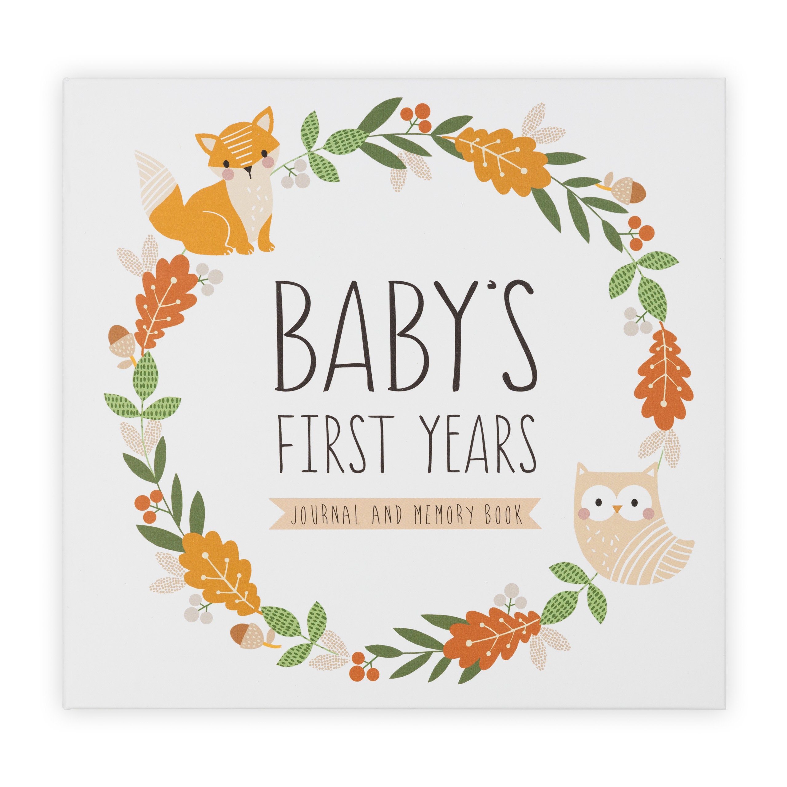 Kate & Milo Floral Babys First Year Memory Book Trendy Baby Girl Gift Baby Milestones Photo Album 