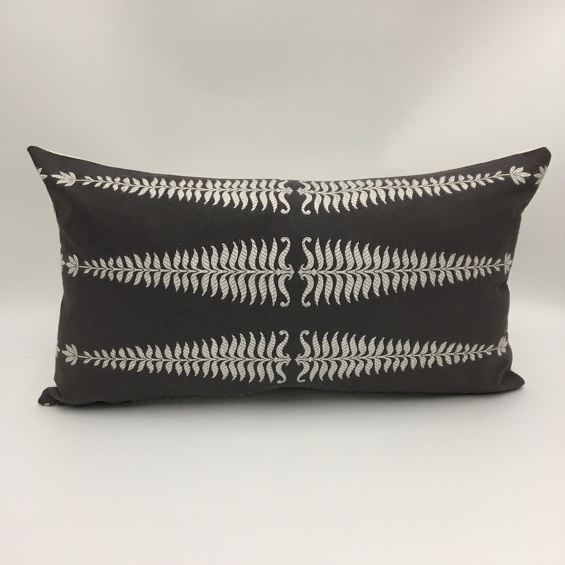 Gray Floral Pillow covers Only Etsy