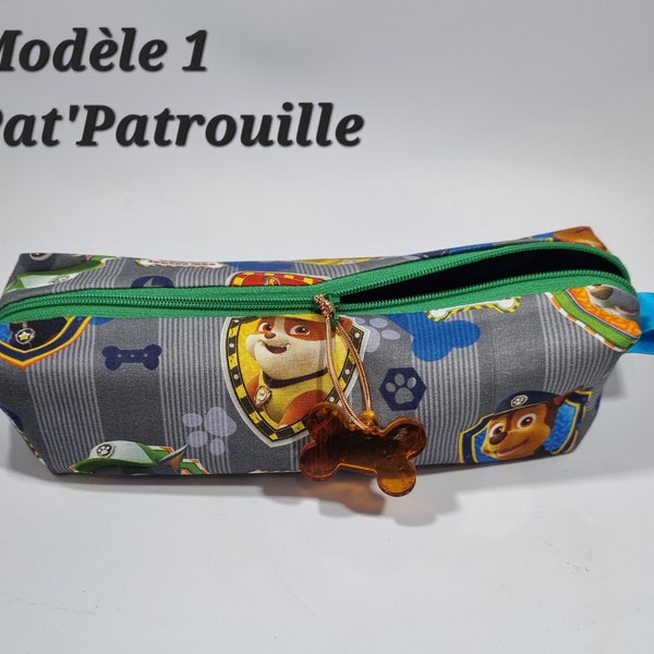 Trousse d'école plusieurs motifs