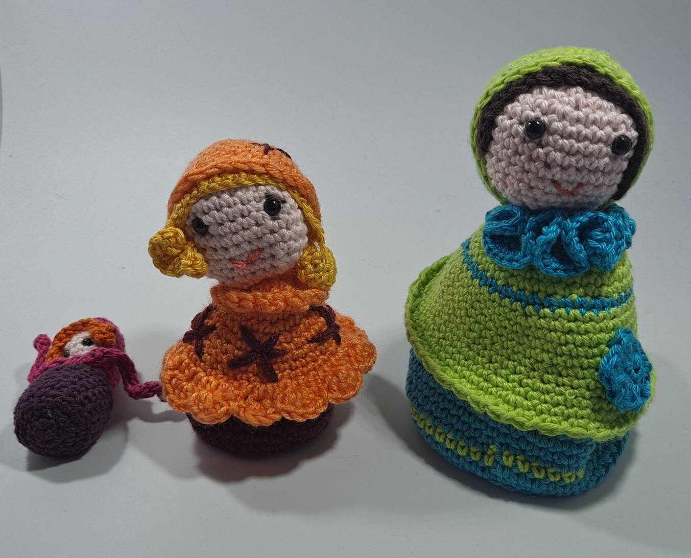 Poupées Russes en Crochet. Pièce Unique Fabrication Française à La Main