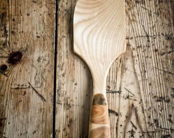 Ash tree kitchen spatula handmade spatula