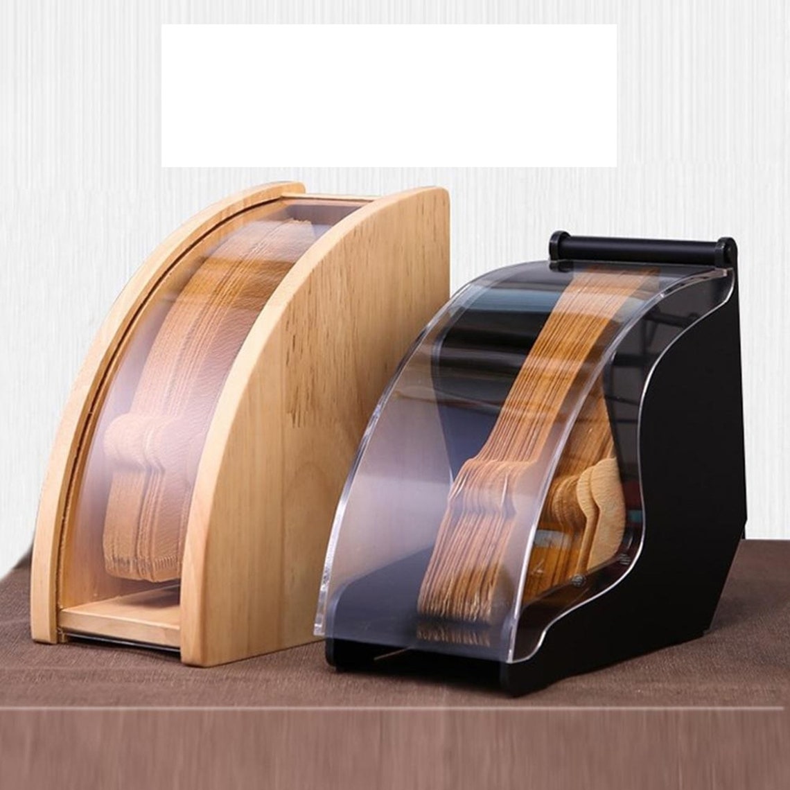 New Coffee Filter Paper Storage Box Space Saving Wooden Etsy