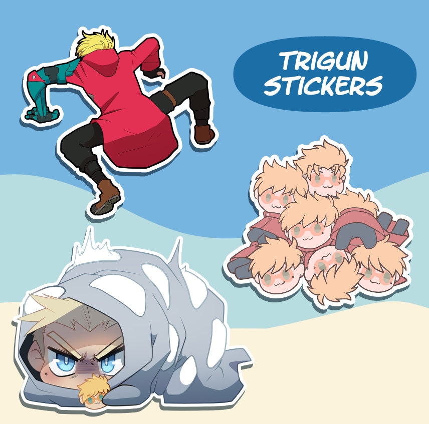 TRIGUN, Halloween Shiny Stickers