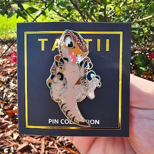 Dinos! Raptor Dinosaur Enamel Pin Gift for Pin Collectors Trex Jurassic