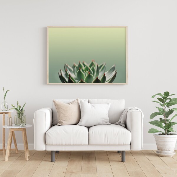 Succulent Print | Digital Download | Echeveria 'Tippy' Wall Art | Instant Download Wall Decor