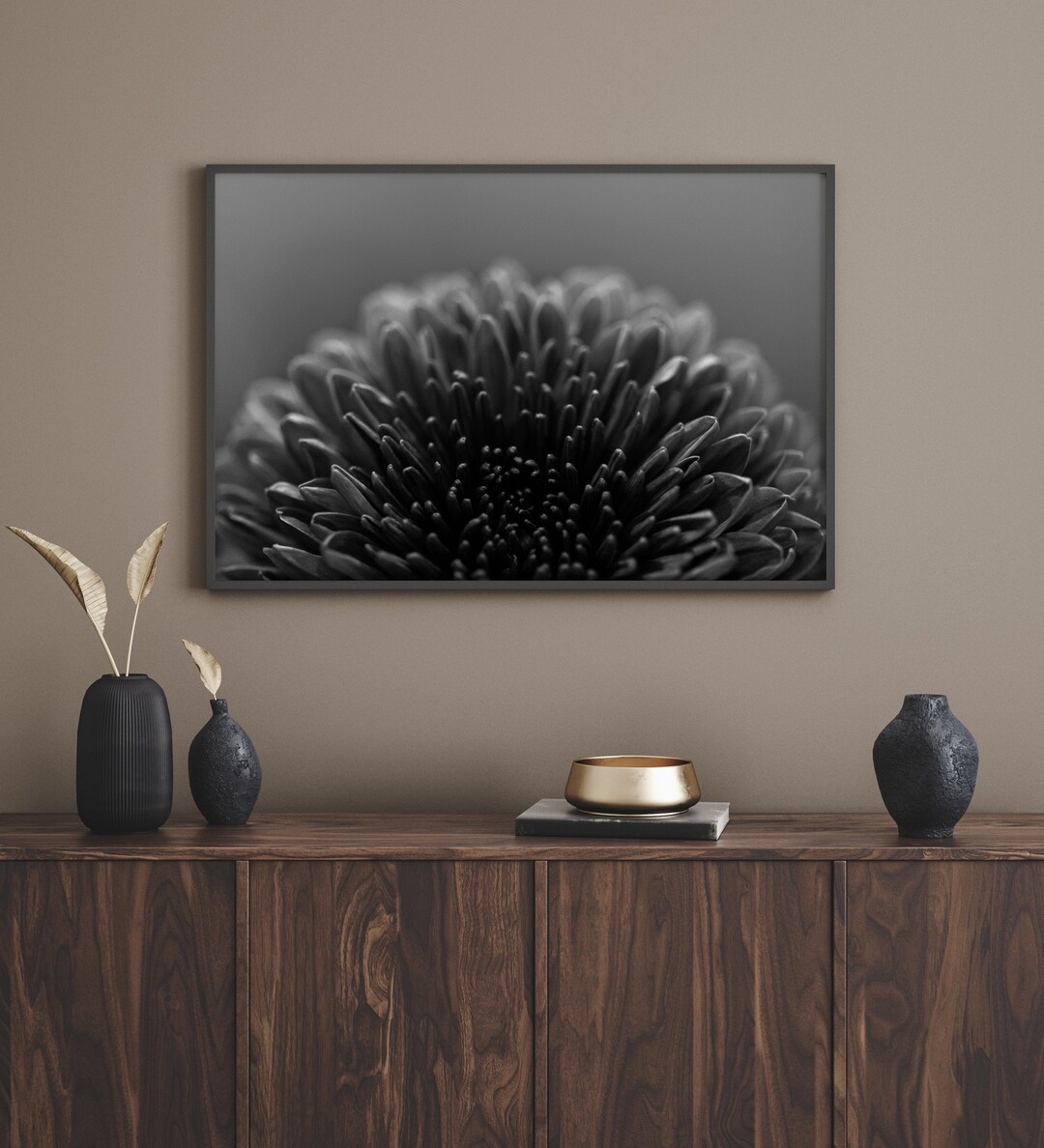 Black and White Mum Print Downloadable Wall Decor - Etsy