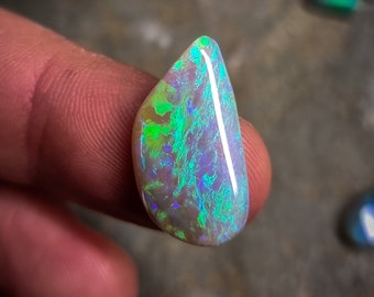 Opale Noire D'Australie (Lightning Ridge) - 6,00 Carats - Naturelle Non Traitée - Pièce Unique