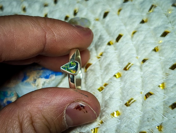 Bague En Argent Taille 55 - Occasion - Simple Et élégante