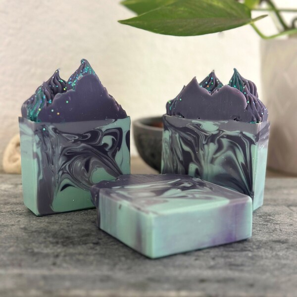 Will-O the Wisp, Moonwater soap, Vegan soap, hemp soap, handmade, handcrafted, cold process soap, Fae Collection, gift