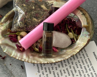 Love Mini Spell Kit, spell kit, candle spell, love, spell, self-love spell, attraction spell, passion spell, relationship spell